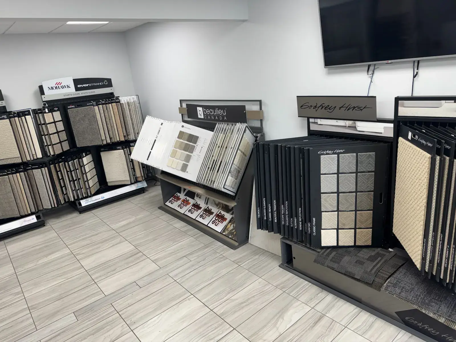 Carpet display 4, Kelowna Flooring Superstore showroom