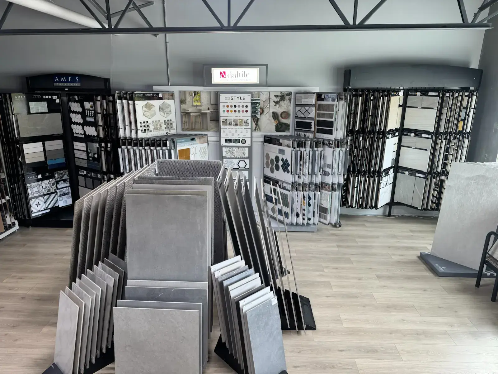 Tile display 2, Kelowna Flooring Superstore showroom