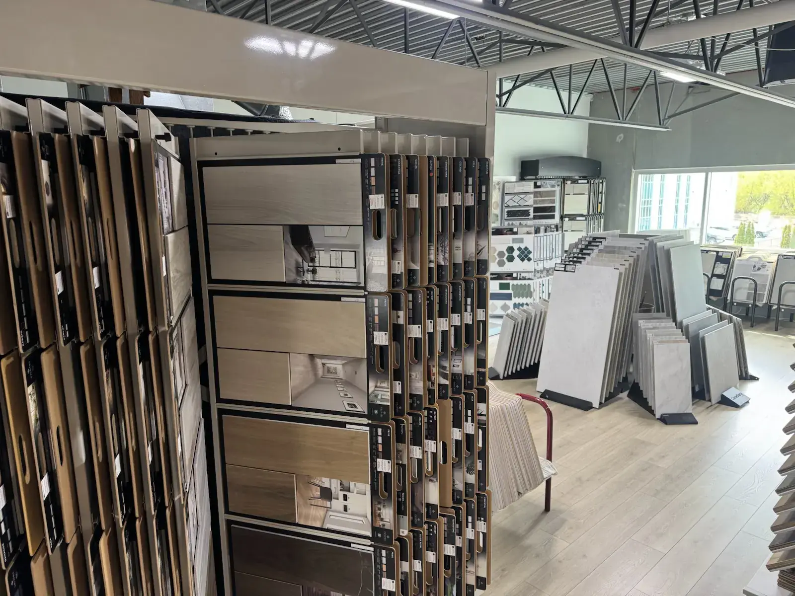 Tile display 4, Kelowna Flooring Superstore showroom