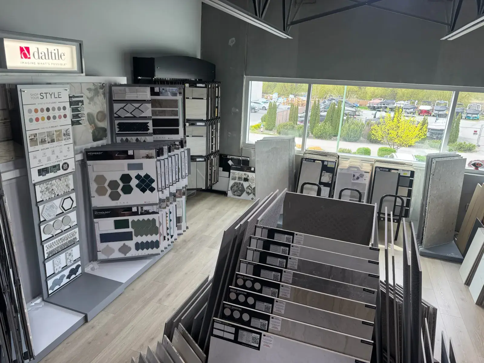 Tile display 6, Kelowna Flooring Superstore showroom