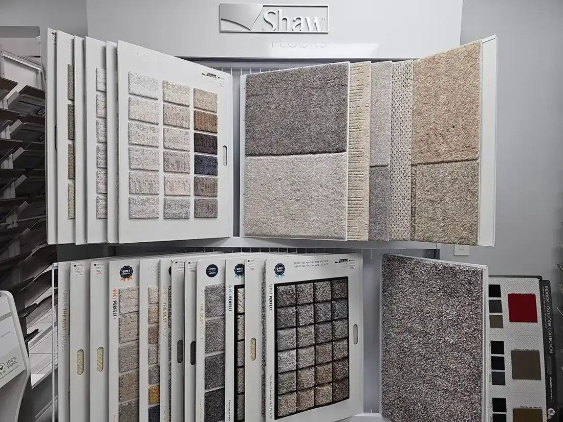 Linoleum Sheet display 2, Kelowna Flooring Superstore showroom