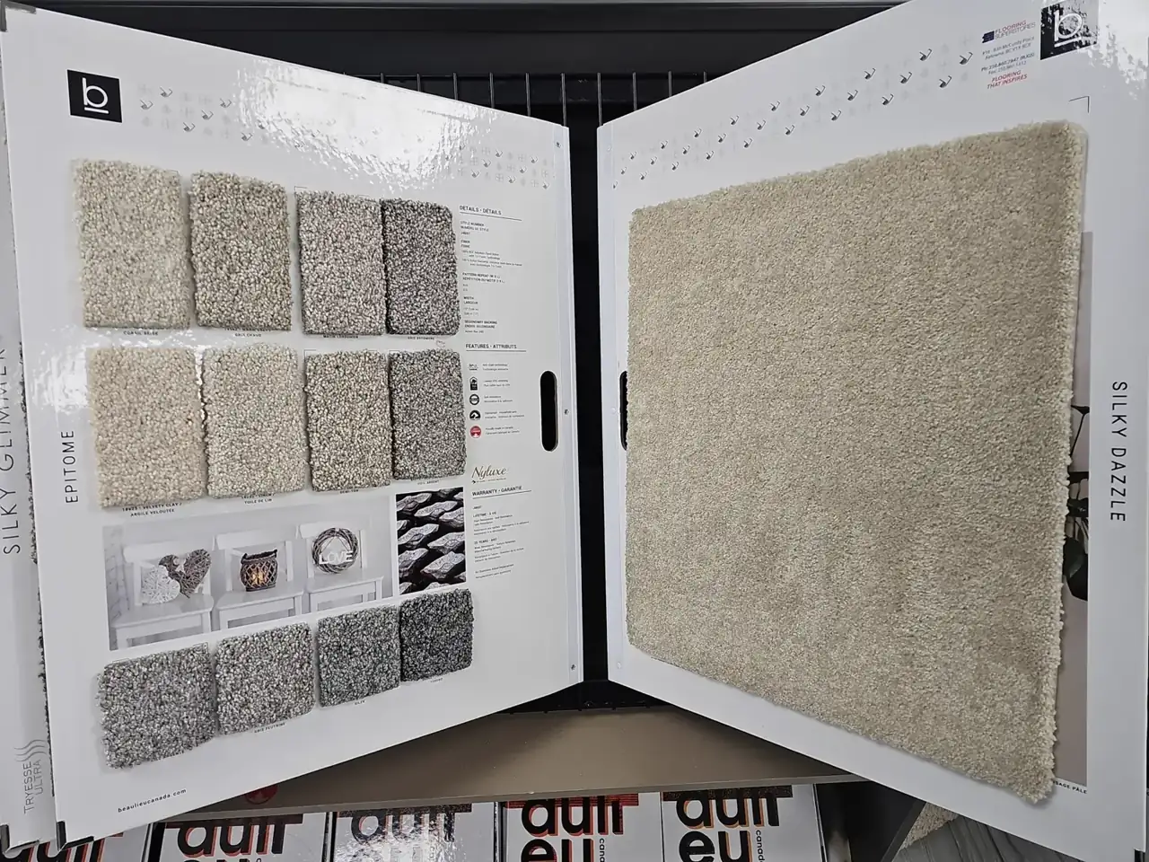 Area Rugs display 4, Kelowna Flooring Superstore showroom