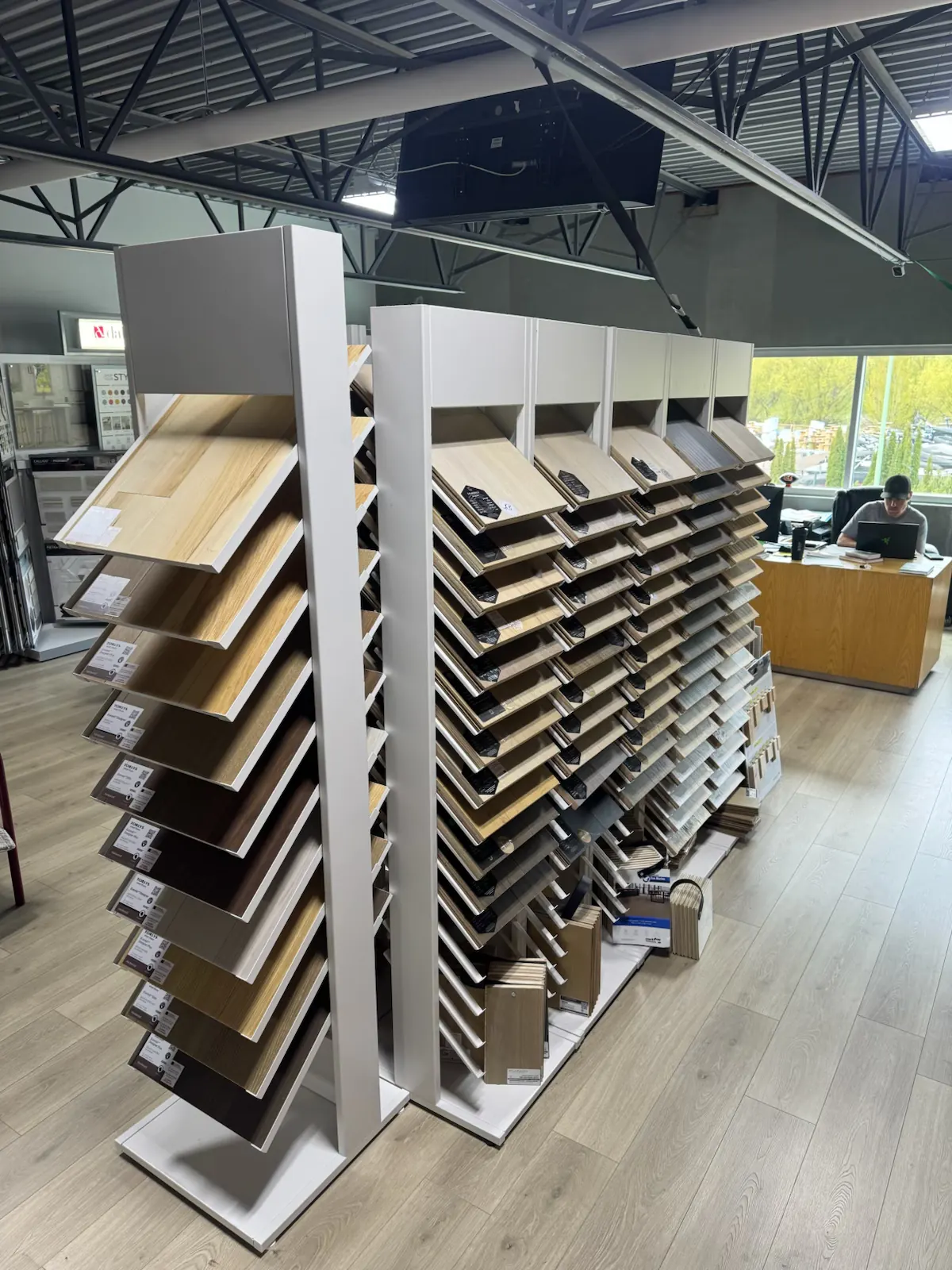 Hardwood display 3 - Kelowna Flooring Superstore showroom