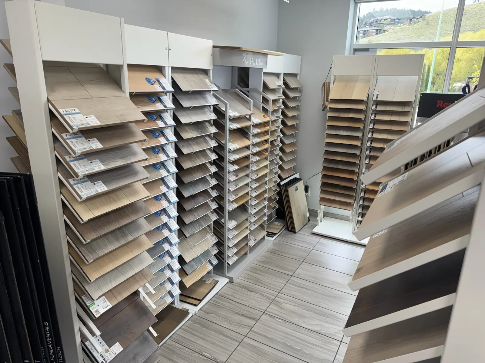 Vinyl Plank display 4, Kelowna Flooring Superstore showroom